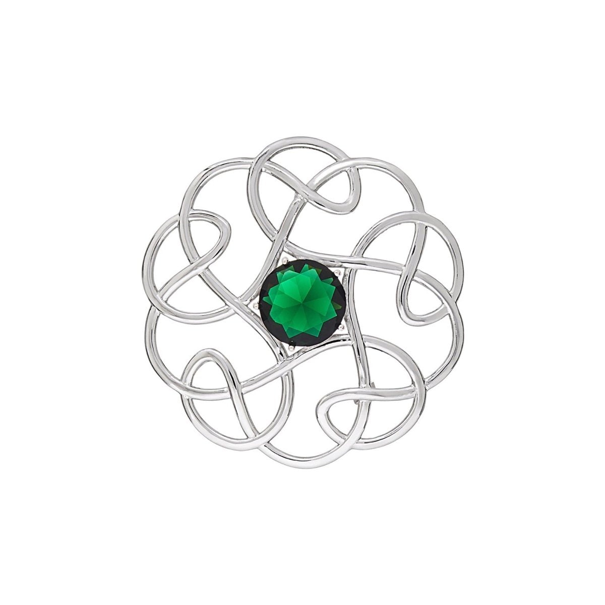 Pure Silver Scottish Knot Brooch - LonaScott