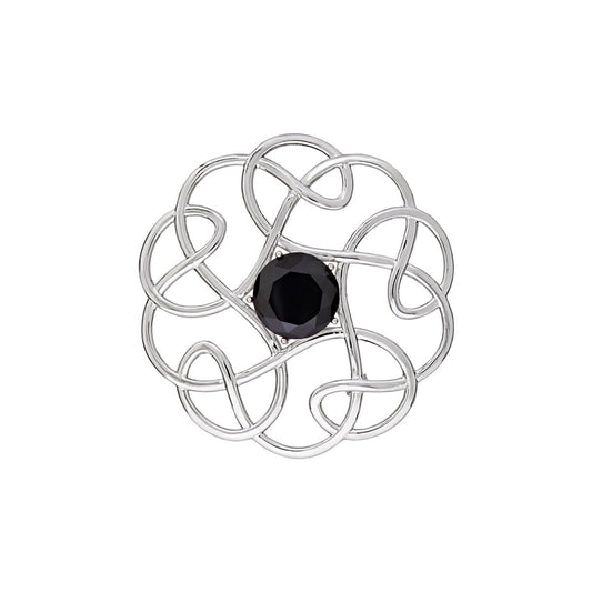 Pure Silver Scottish Knot Brooch - LonaScott
