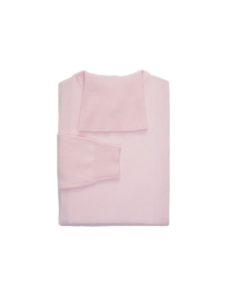 Women's Cashmere Polo Neck Jumper - LonaScott