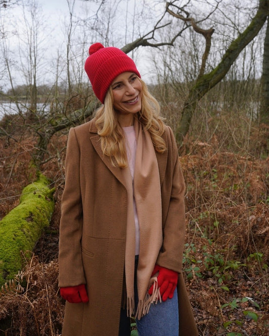 Womens Cashmere Tailored Coat - LonaScott