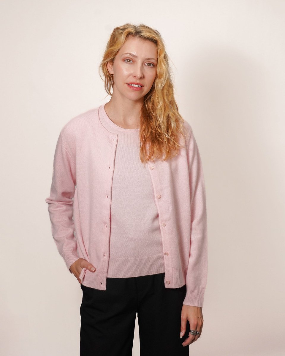 Women's Classic Cashmere Cardigan - LonaScott