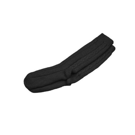 Women's Pure Cashmere Cable Bedsocks - LonaScott