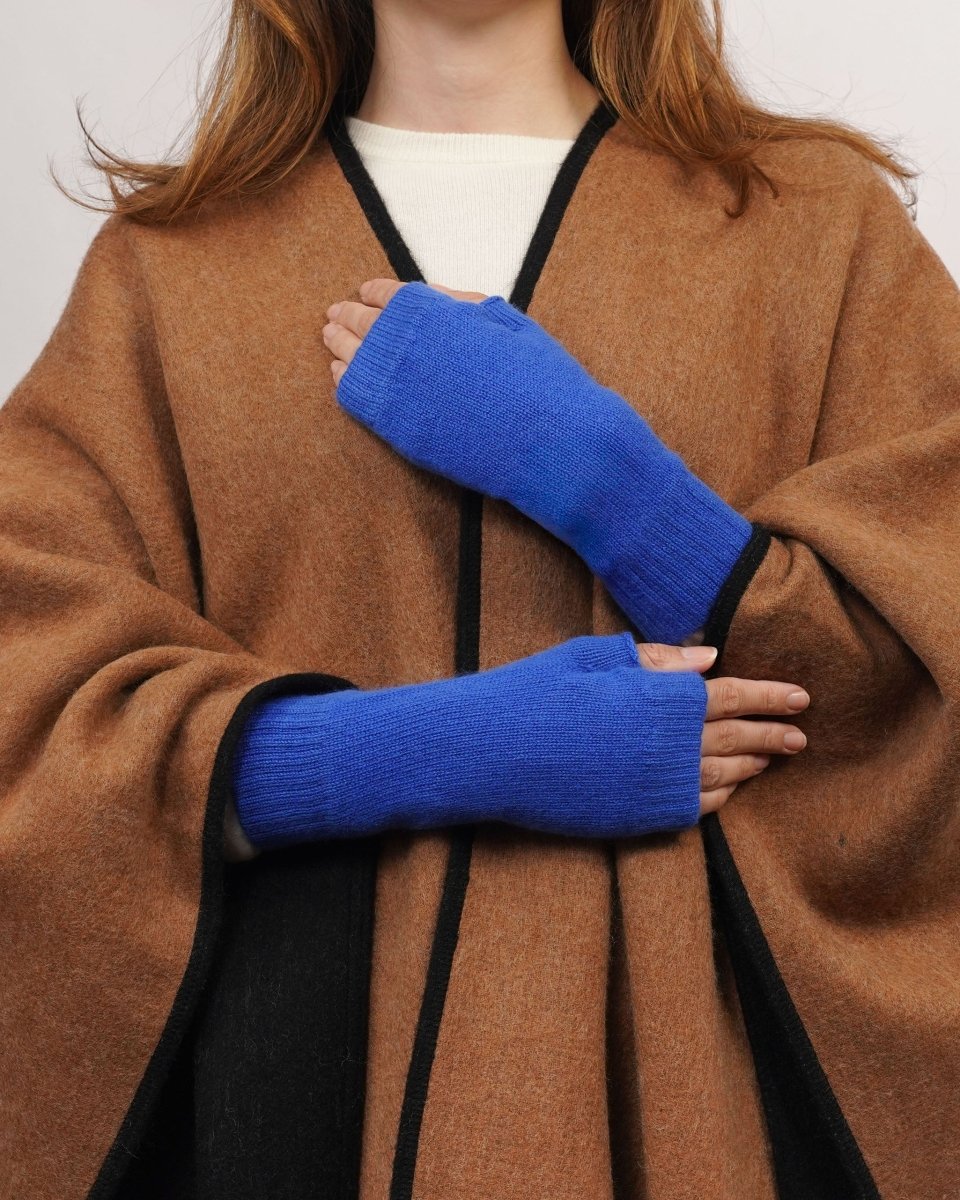 Women's Pure Cashmere Fingerless Mittens - LonaScott