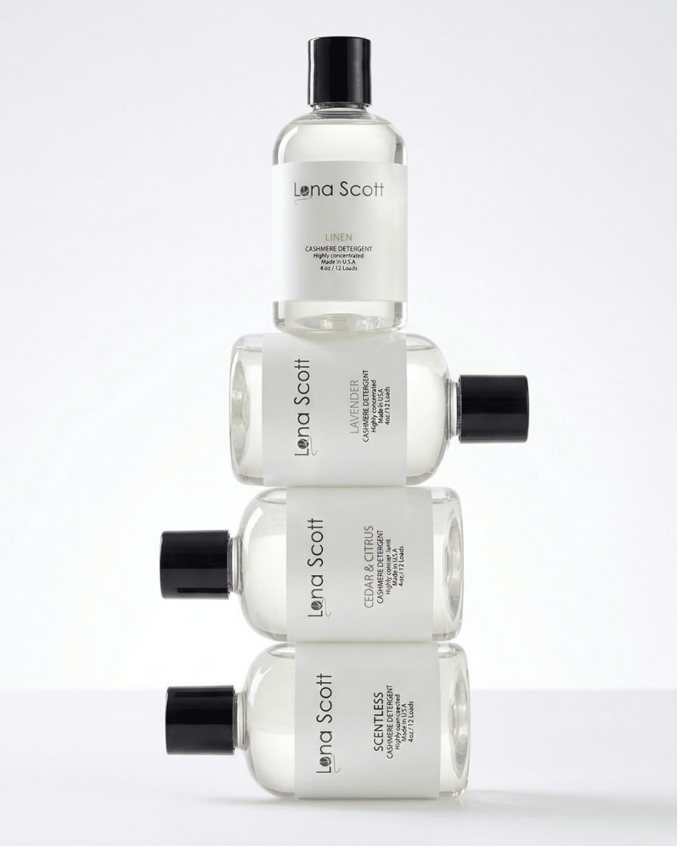 4 - Pack Cashmere, Wool & Delicates Shampoo Detergent 42 Loads. Made in USA - LonaScott