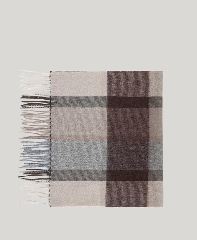 Pure Cashmere Tartan Scarf