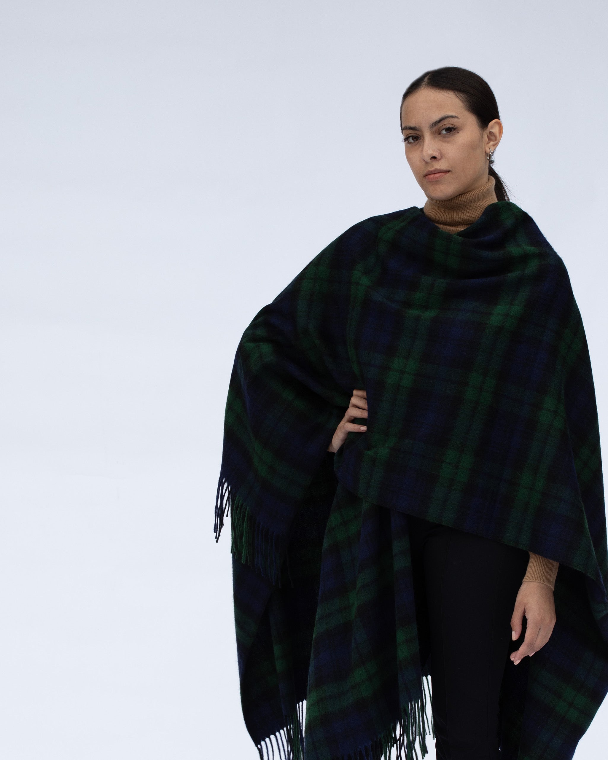 Pure Cashmere Ruana Cape