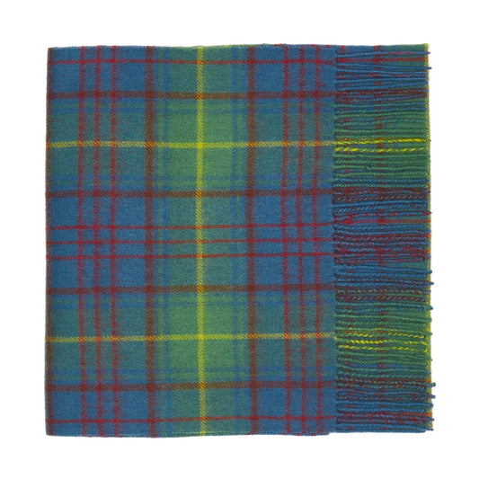 100% Lambswool Unisex Tartan Scarf