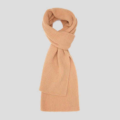 100% Cashmere Ribbed Scarf