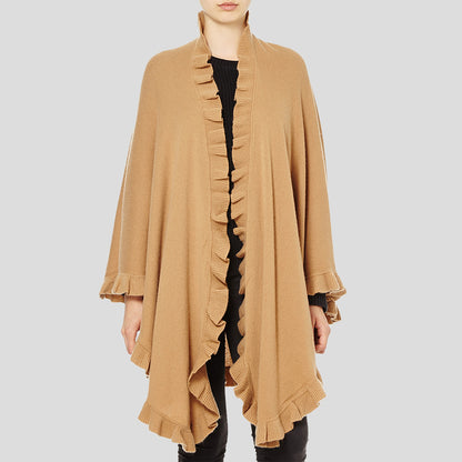 Cashmere Frilly Cape