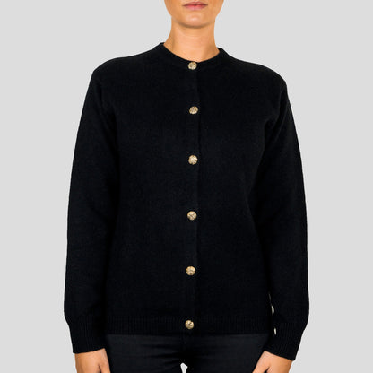 Cashmere Golfer Cardigan