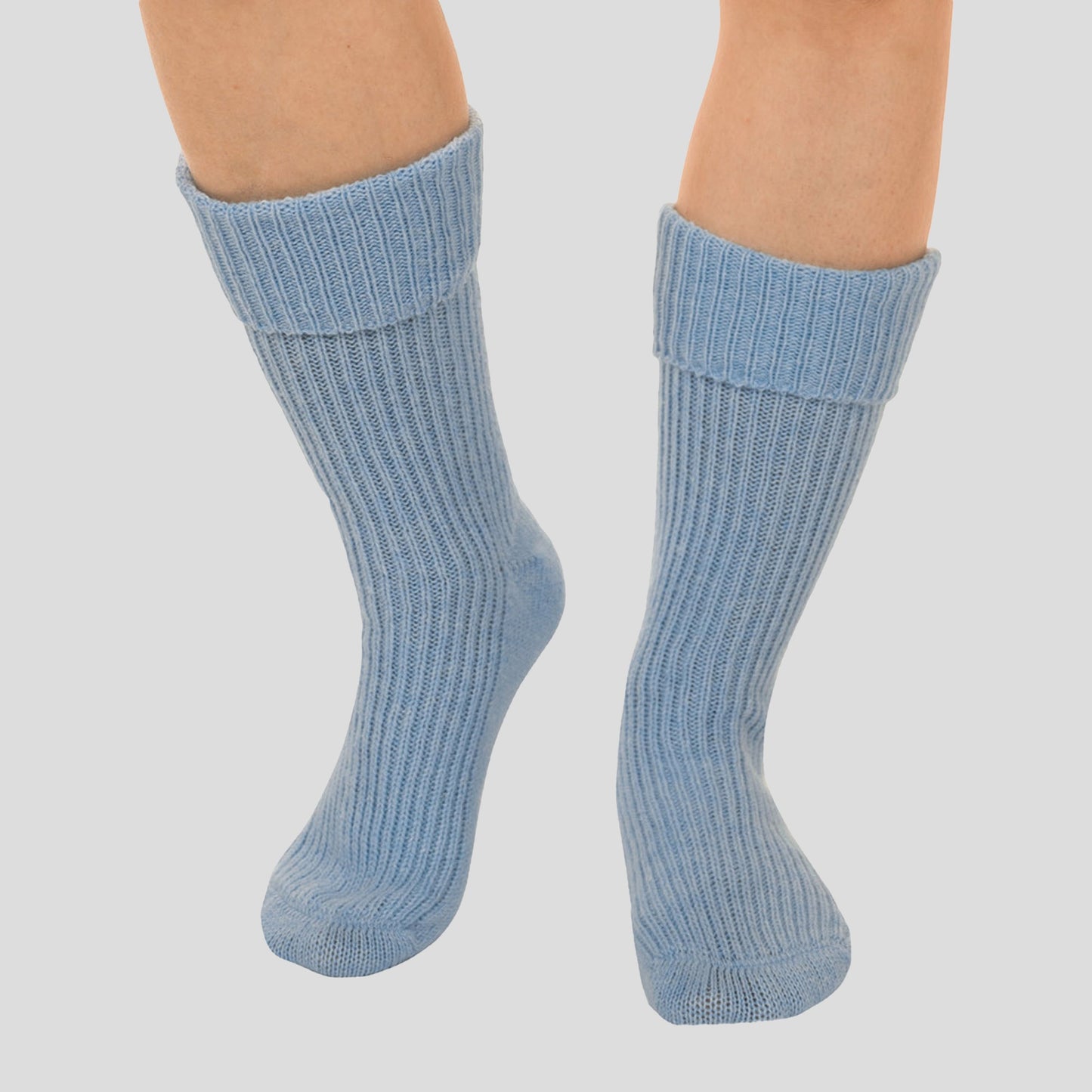 Cashmere Ribbed Bedsocks
