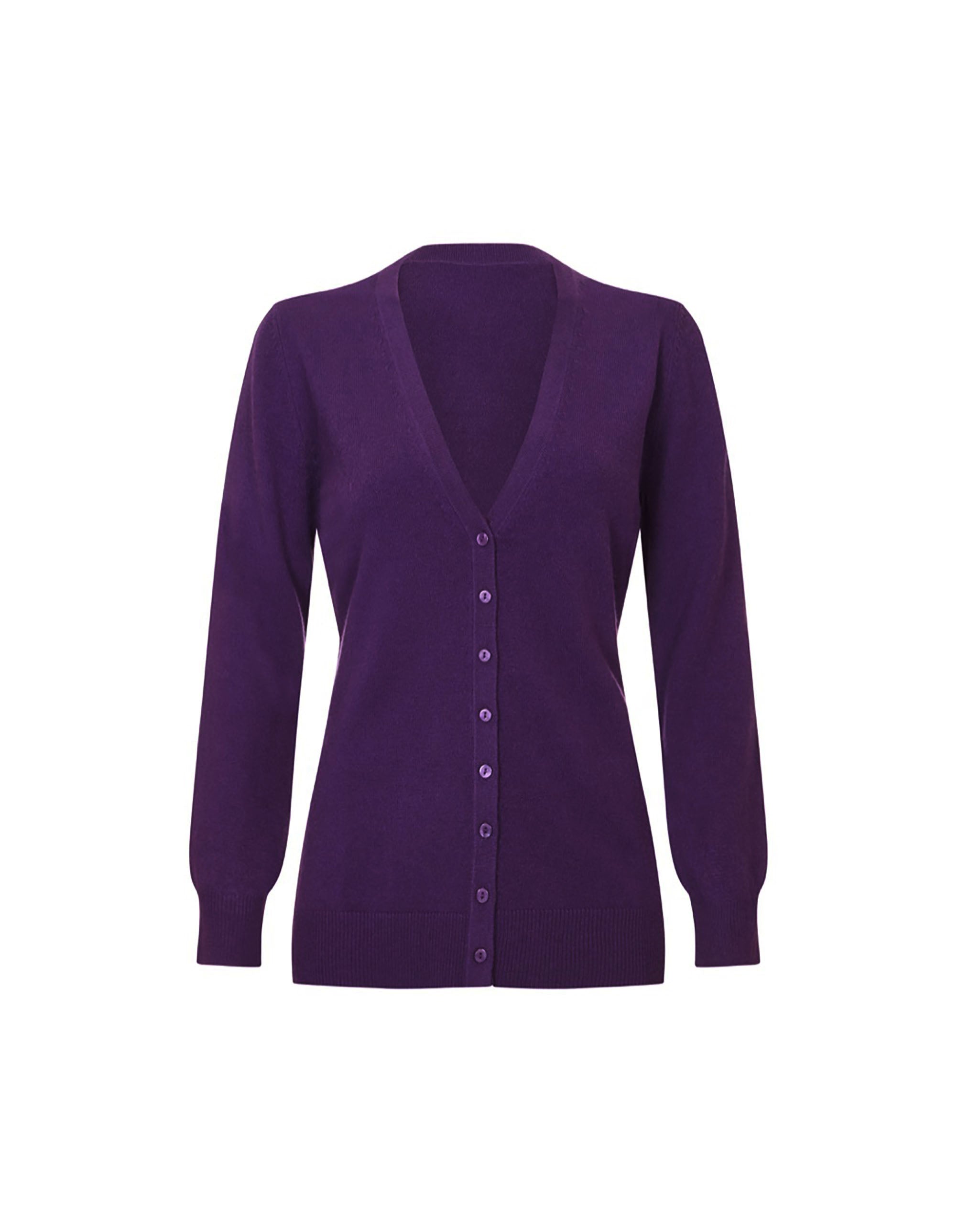 Cashmere Long V-Neck Cardigan