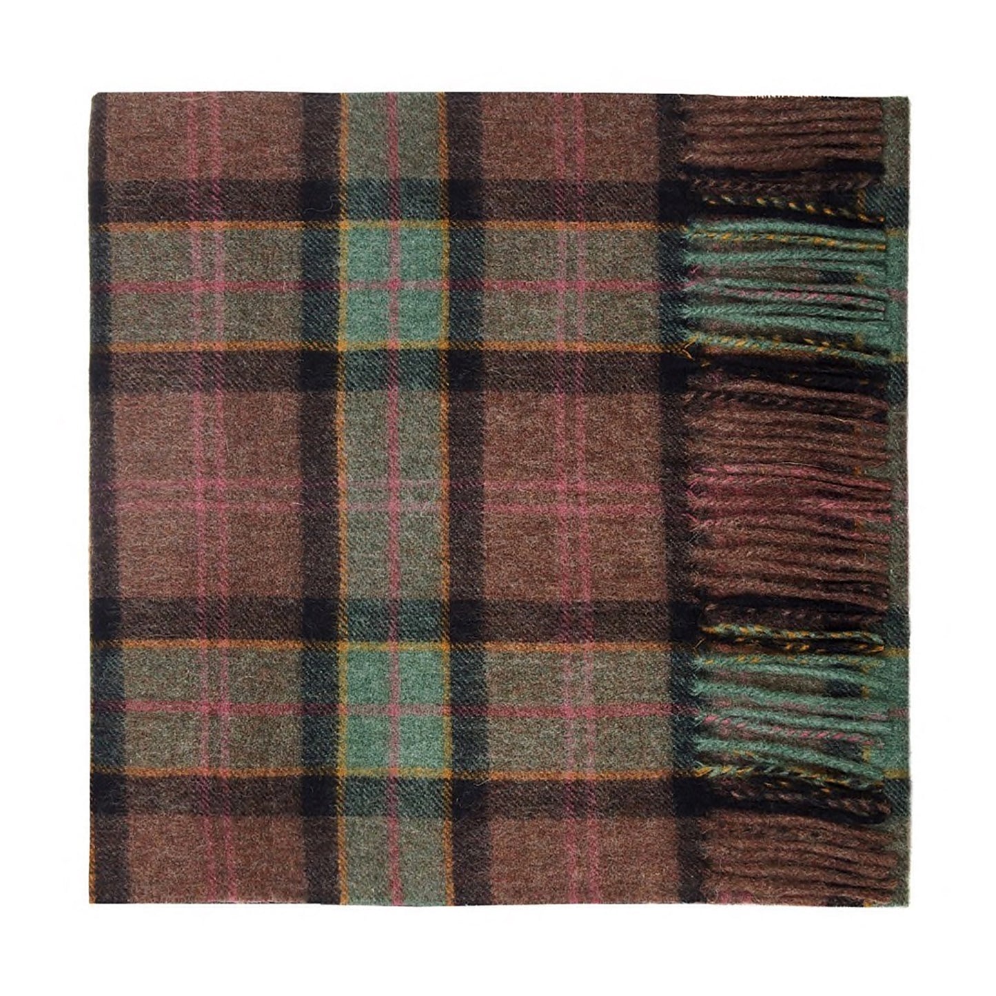 100% Lambswool Tartan Scarf