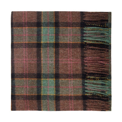 100% Lambswool Tartan Scarf