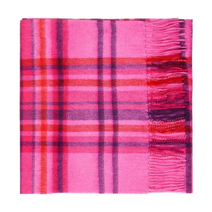 100% Lambswool Tartan Scarf