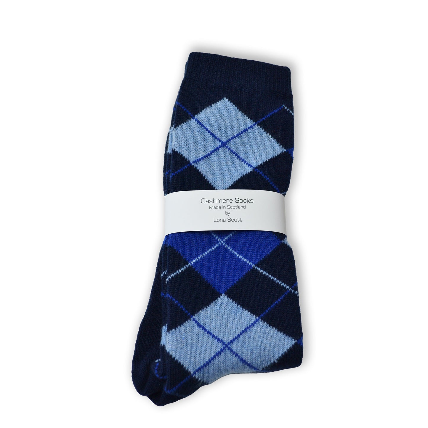 Mens Argyle Cashmere Socks