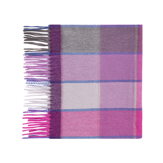 Mens Cashmere Tartan Scarf