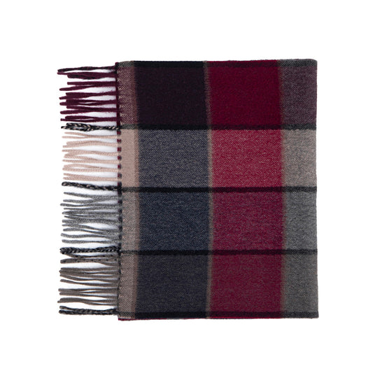 Mens Cashmere Tartan Scarf