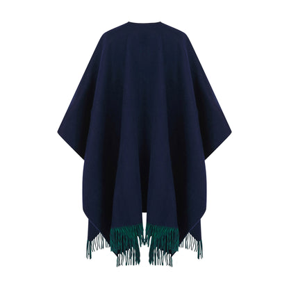 Reversible Lambswool Ruana