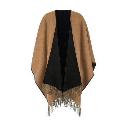 Reversible Lambswool Ruana