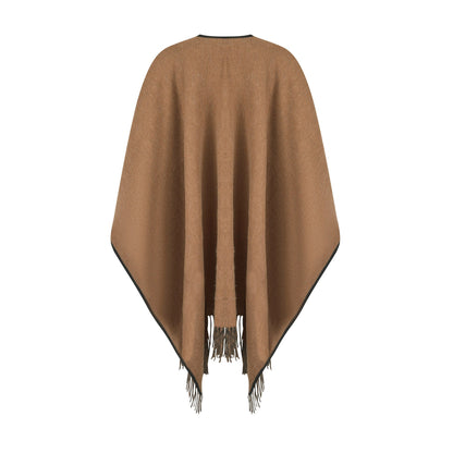 Reversible Lambswool Ruana