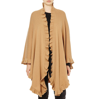 Cashmere Frilly Cape