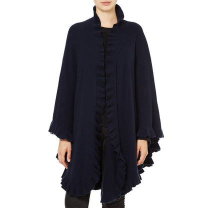 Cashmere Frilly Cape