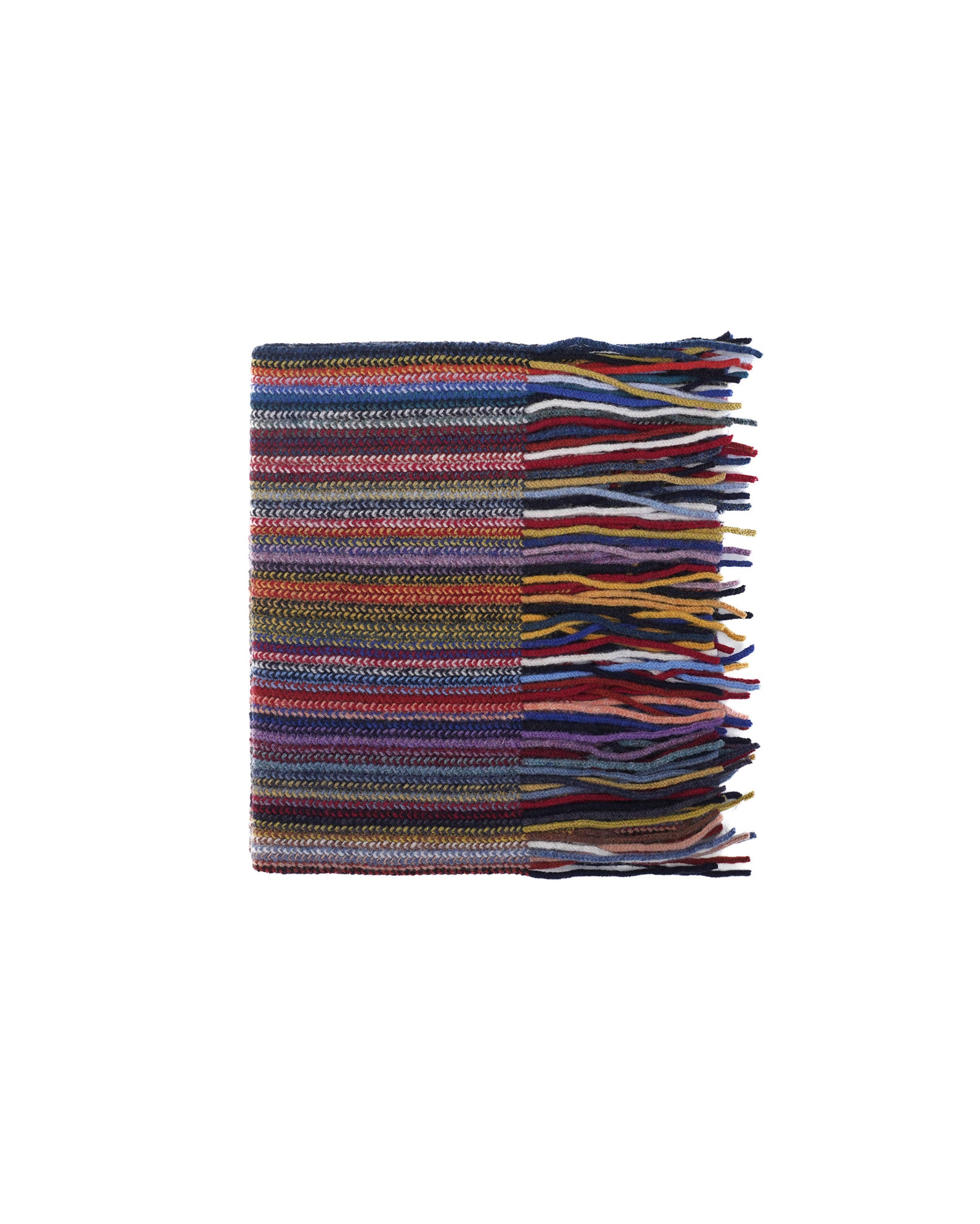 Lambswool Striped Scarf
