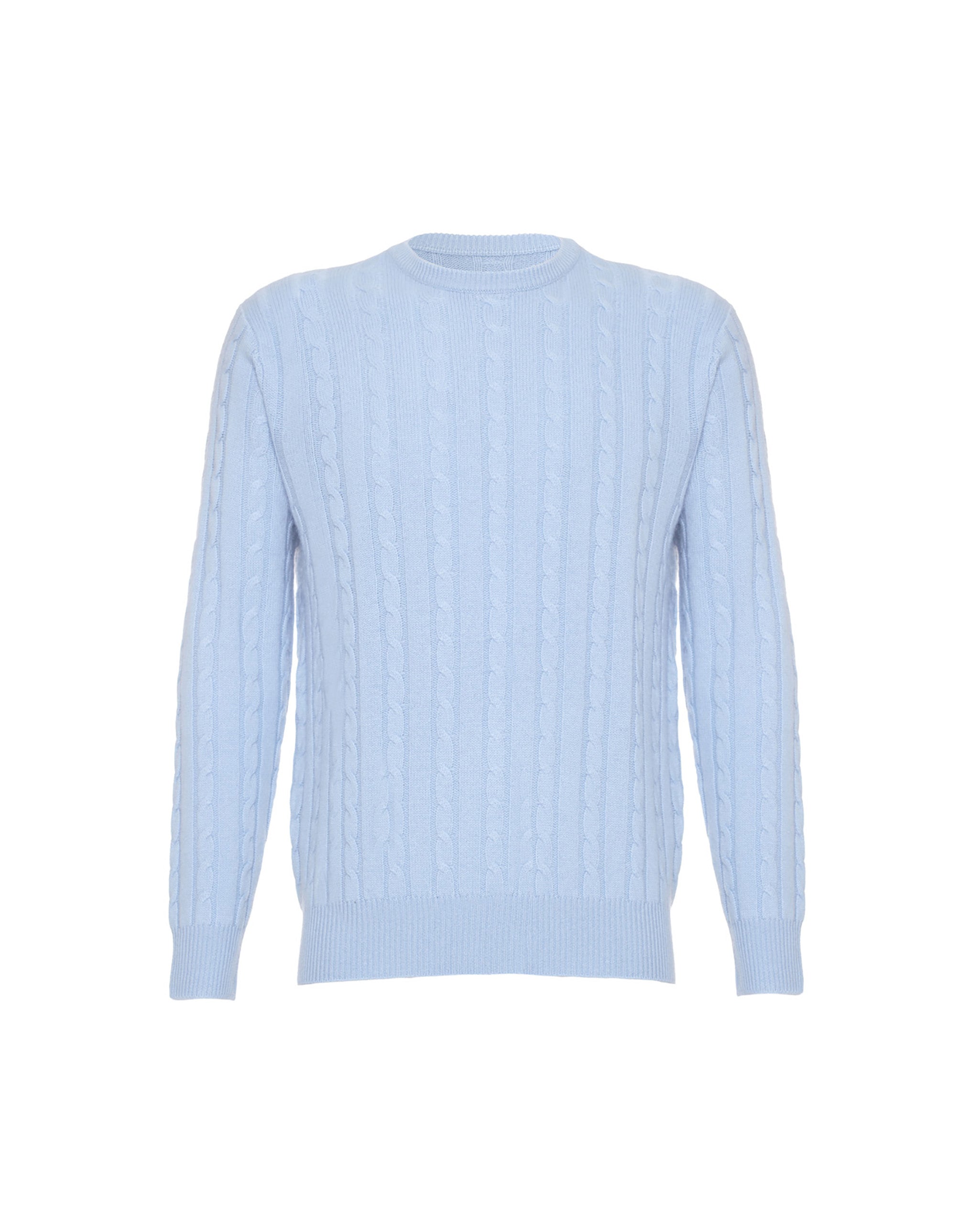 Mens Pure Cashmere Cable Jumper