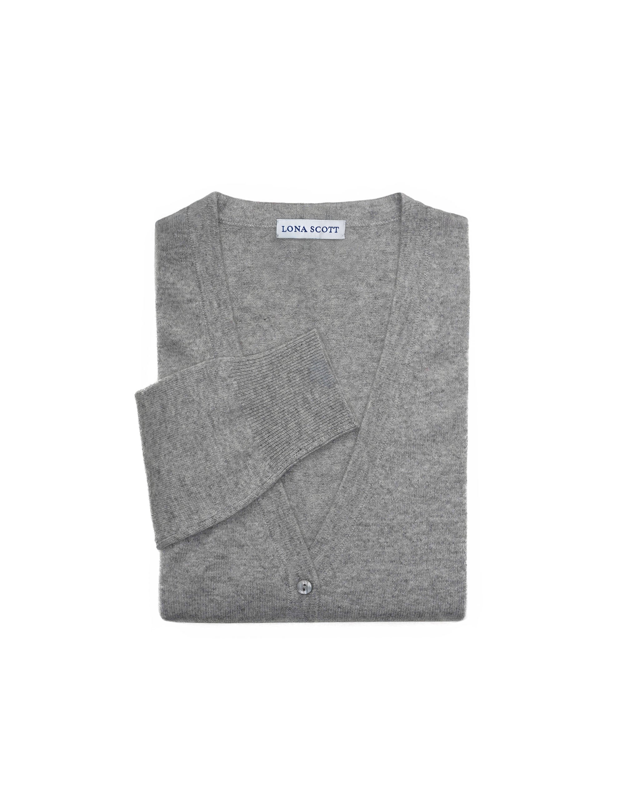 Cashmere Long V-Neck Cardigan