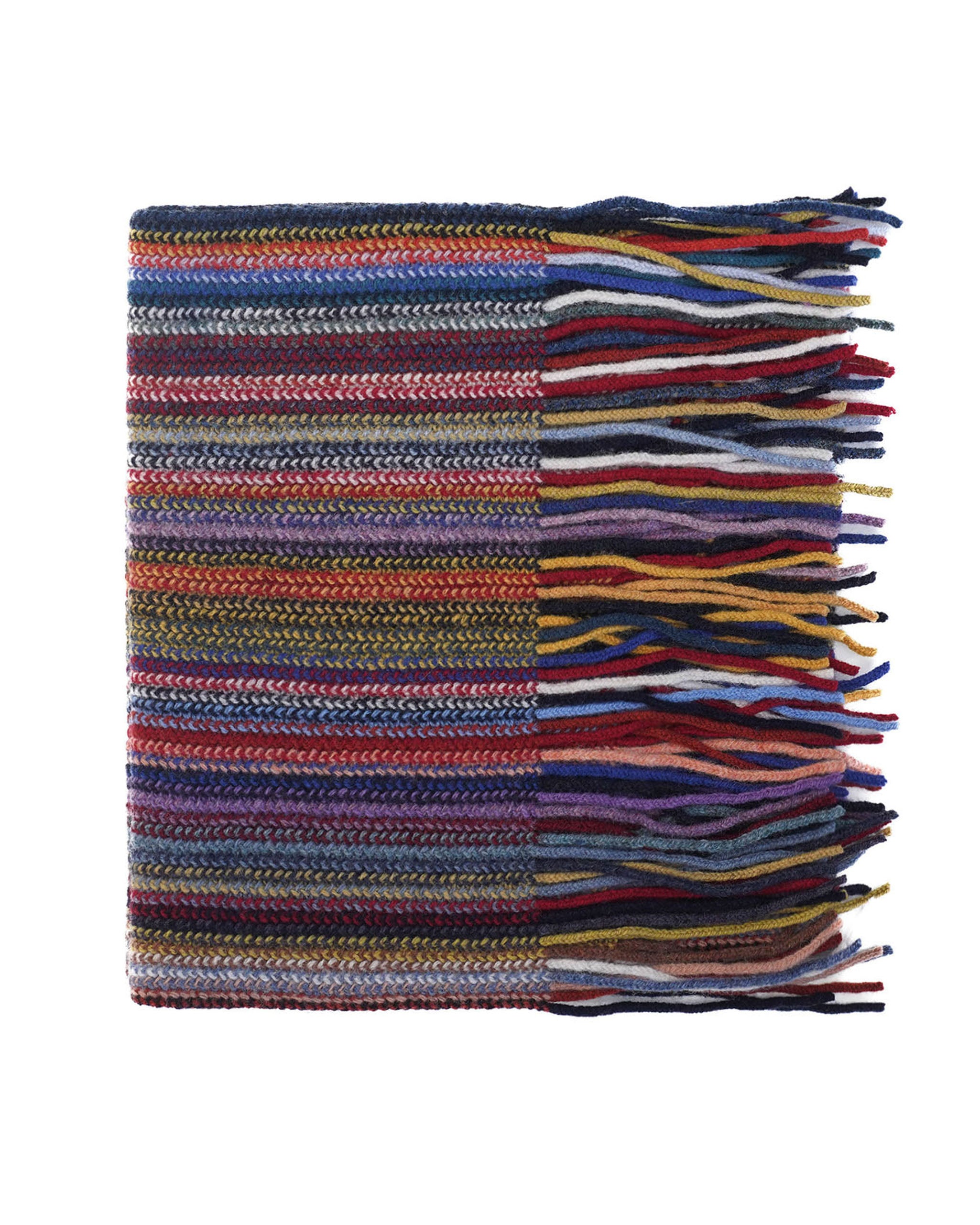 Lambswool Striped Scarf