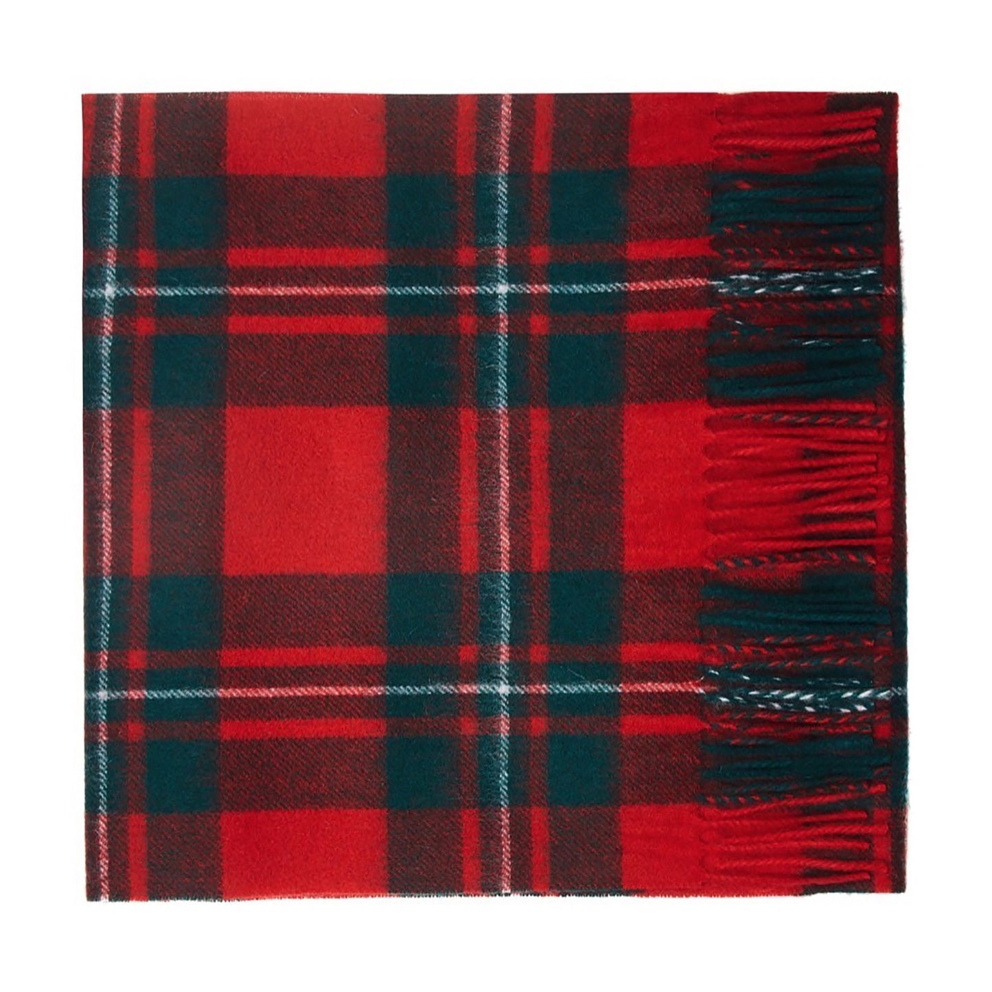 100% Lambswool Tartan Scarf