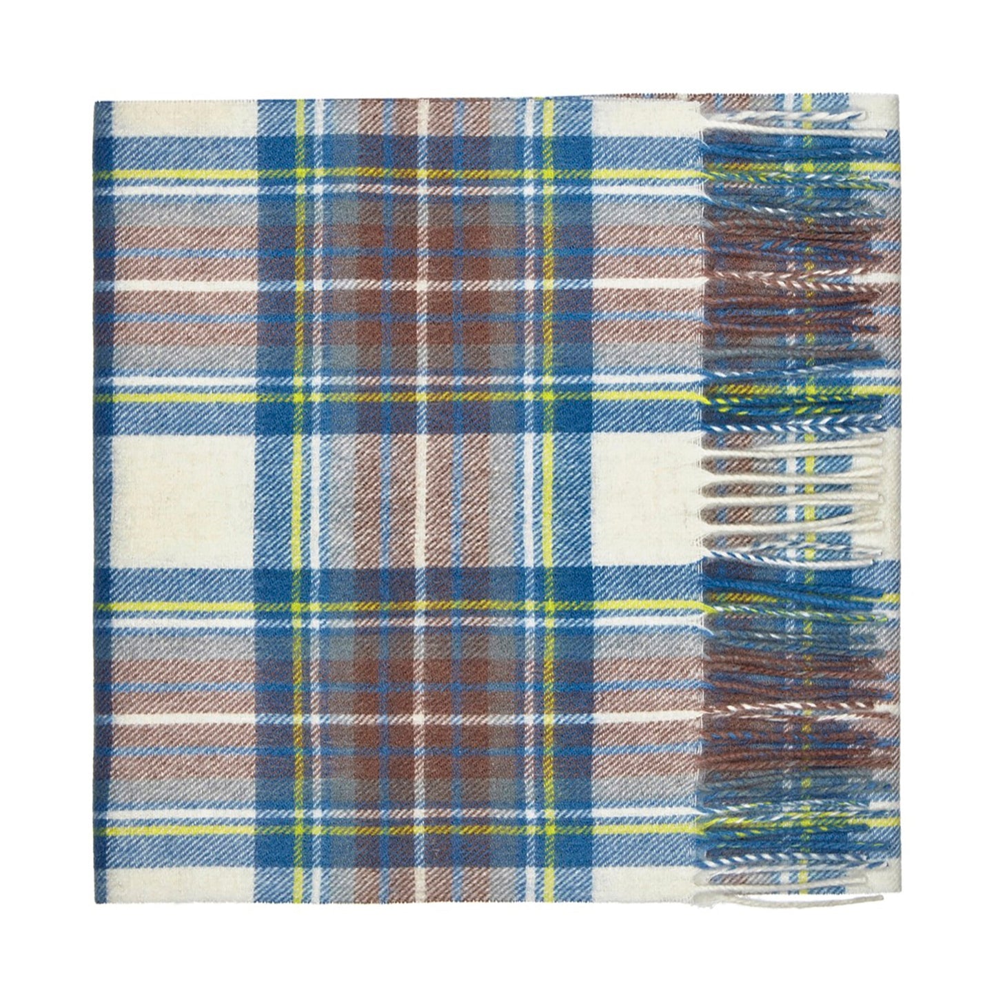 100% Lambswool Tartan Scarf