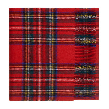 100% Lambswool Tartan Scarf