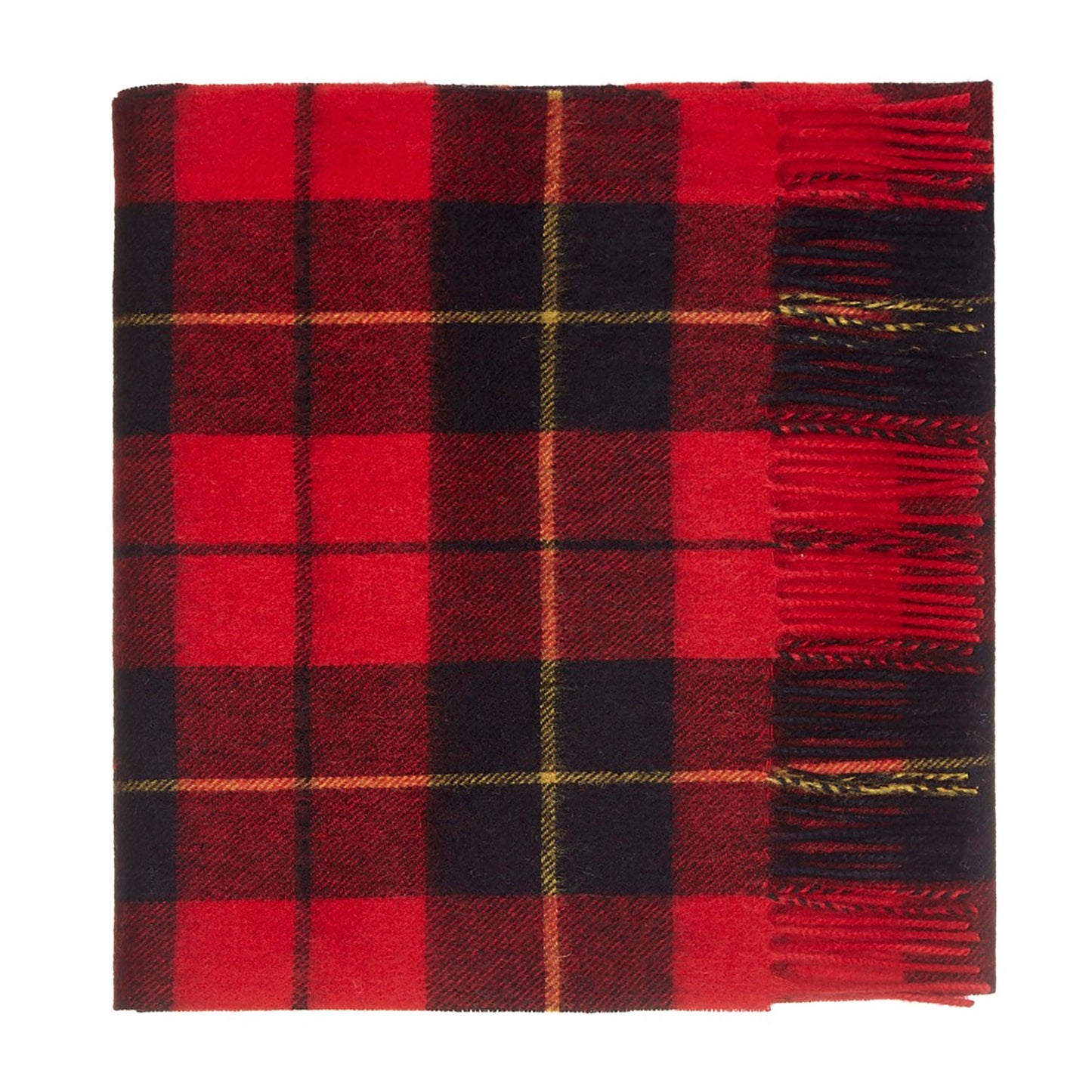 100% Lambswool Tartan Scarf