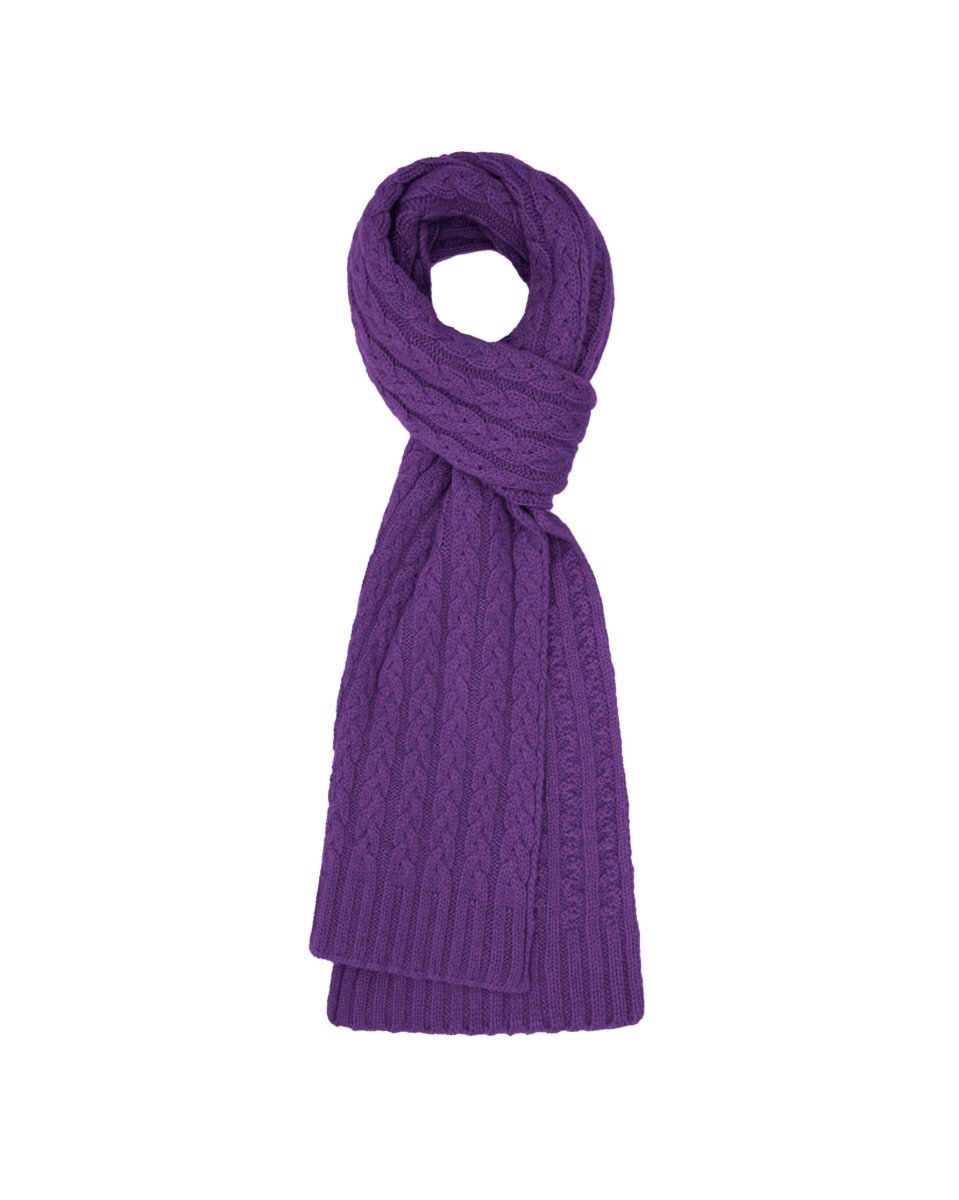 Cashmere Cable Scarf - LonaScott