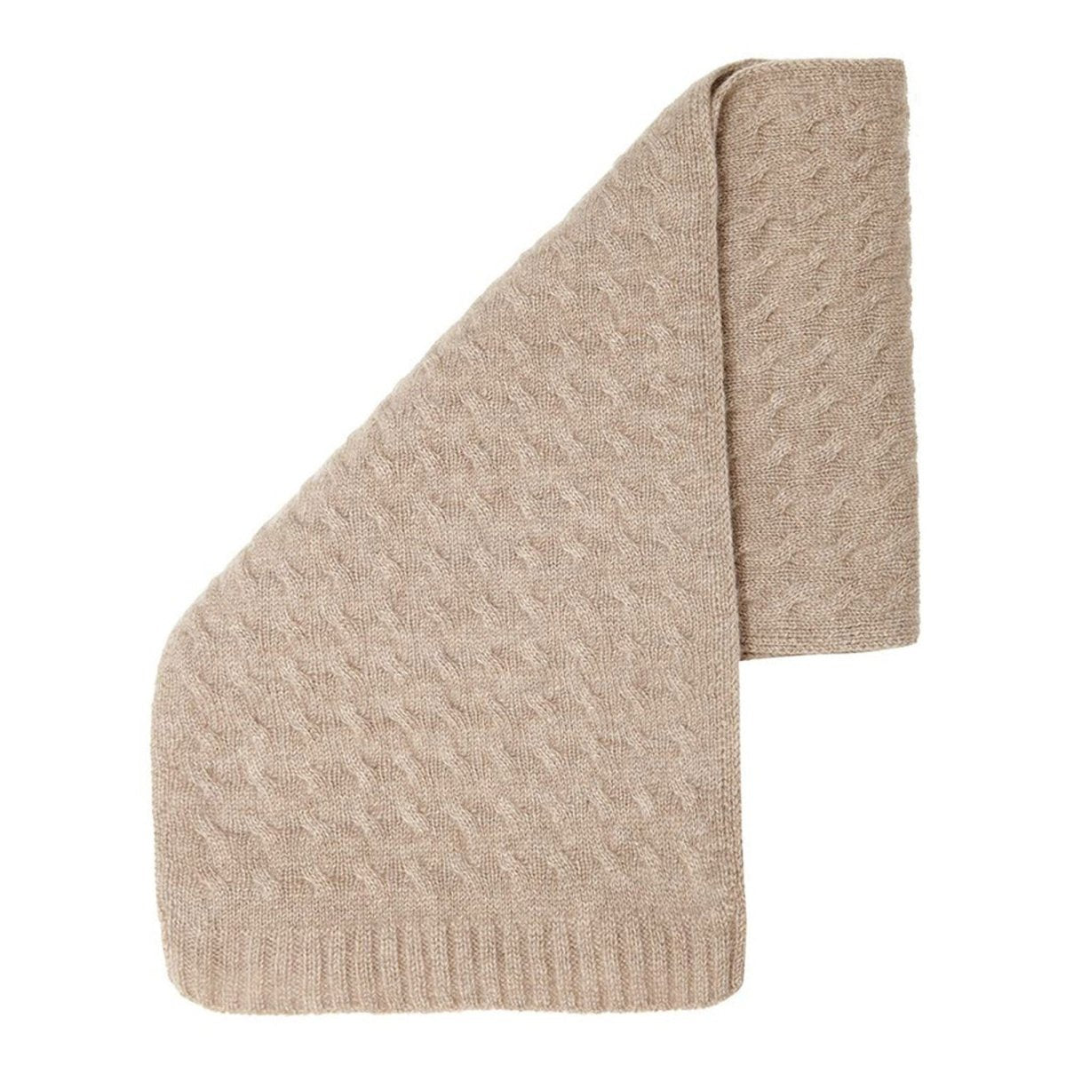 Cashmere Cableknit Scarf - LonaScott