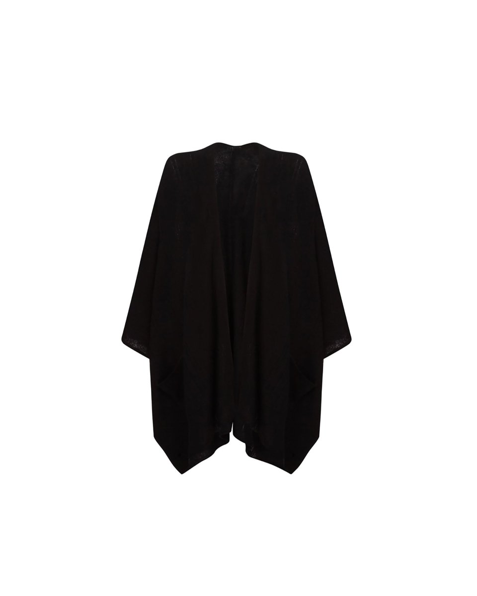 Cashmere Cape Pockets