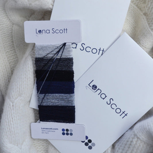 Cashmere Darning Yarn & Needles - LonaScott