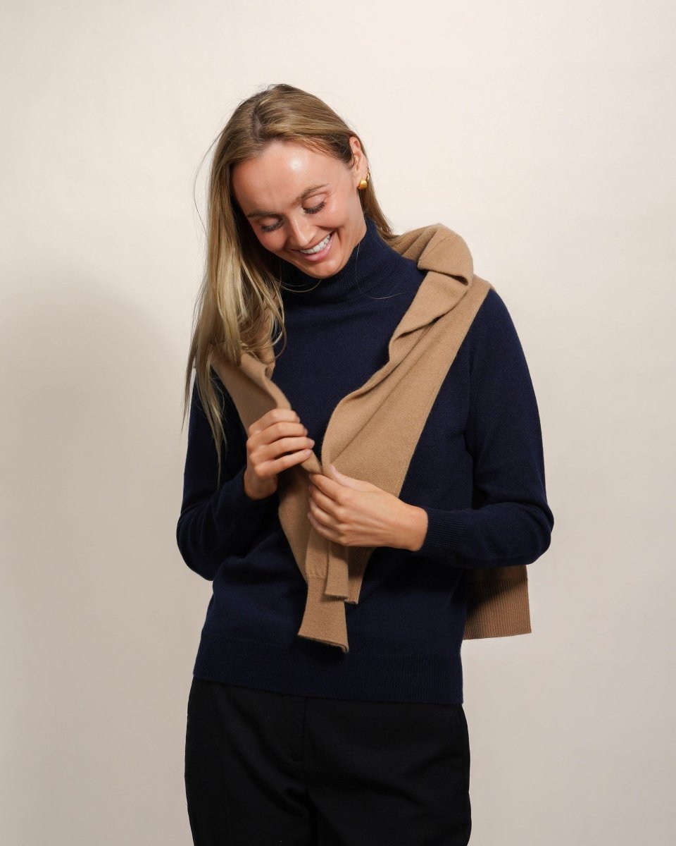 Cashmere Long V - Neck Cardigan - LonaScott