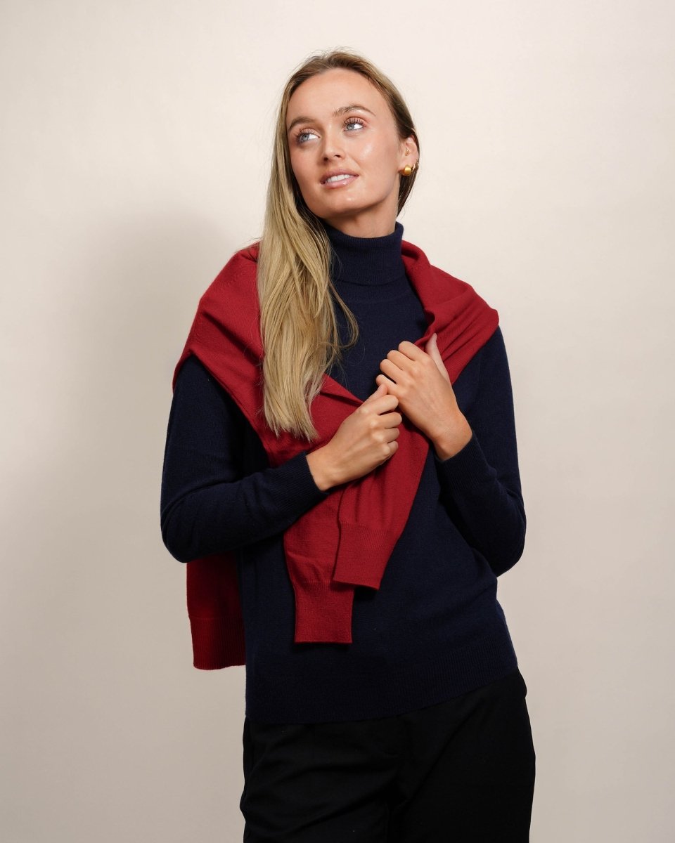 Cashmere Long V - Neck Cardigan - LonaScott