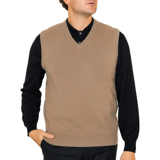 Cashmere Slipover - Camel - LonaScott