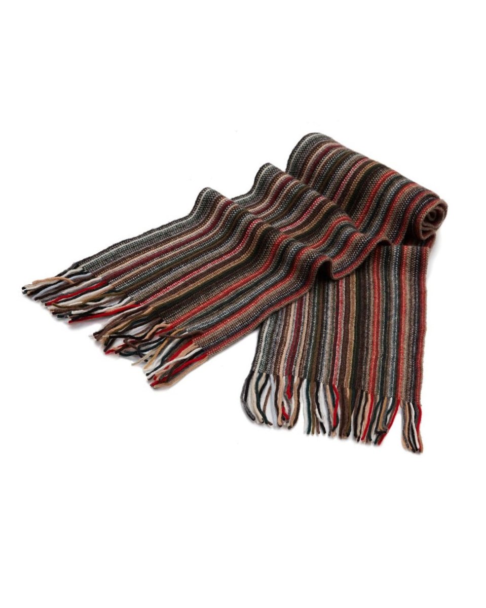 Cashmere Striped Scarf - LonaScott