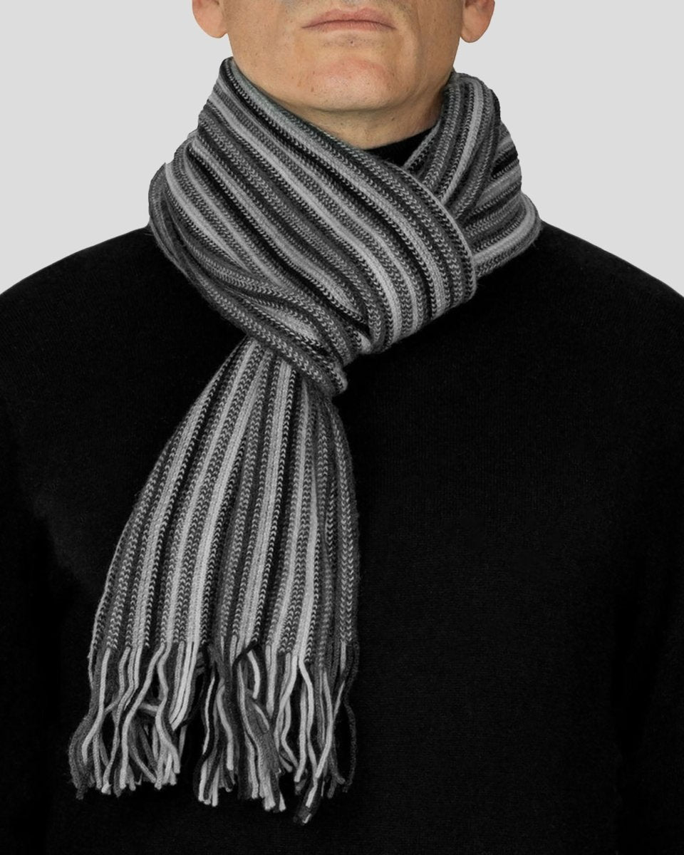 Cashmere Striped Scarf - LonaScott