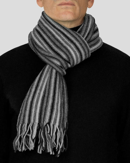 Cashmere Striped Scarf - LonaScott