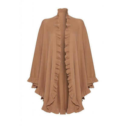 Lambswool Frilly Cape - LonaScott
