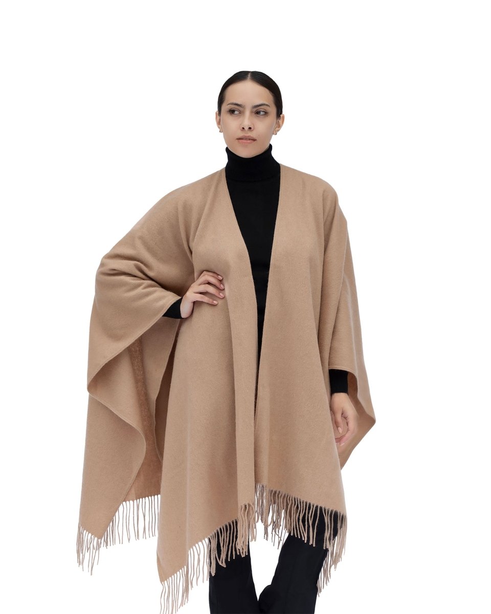 Lambswool Ruana - LonaScott