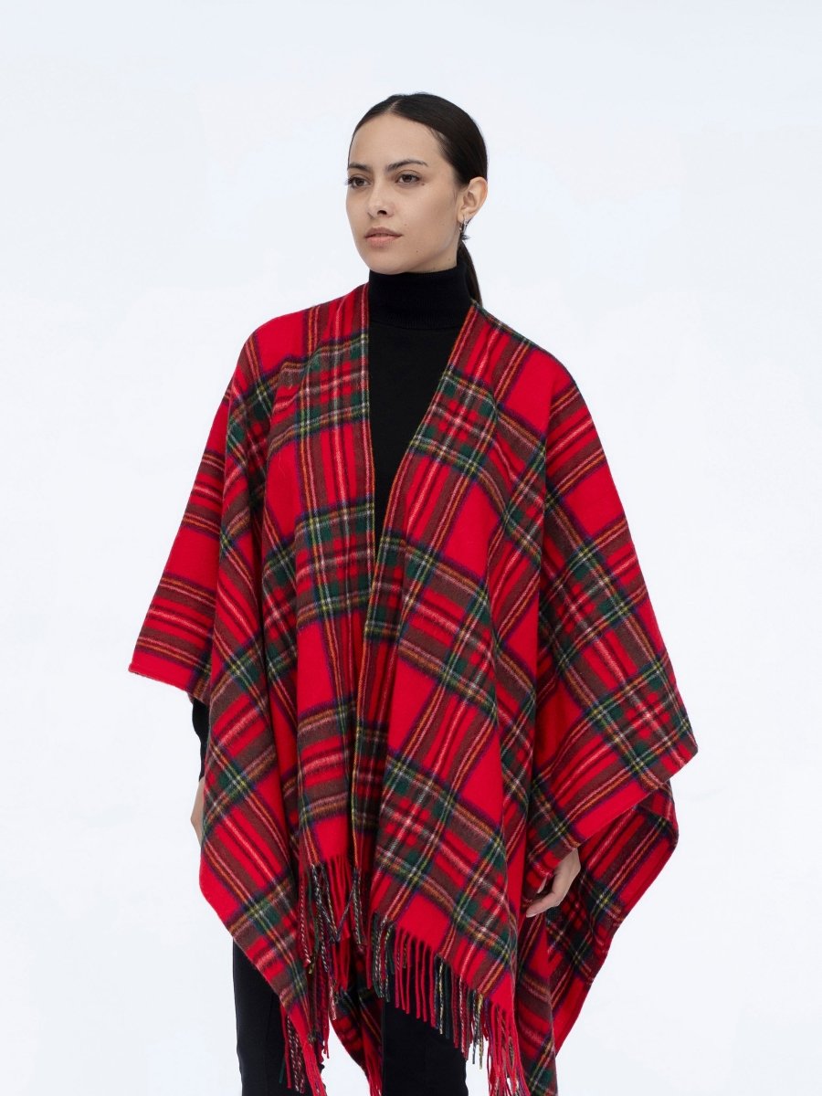 Lambswool Ruana - LonaScott