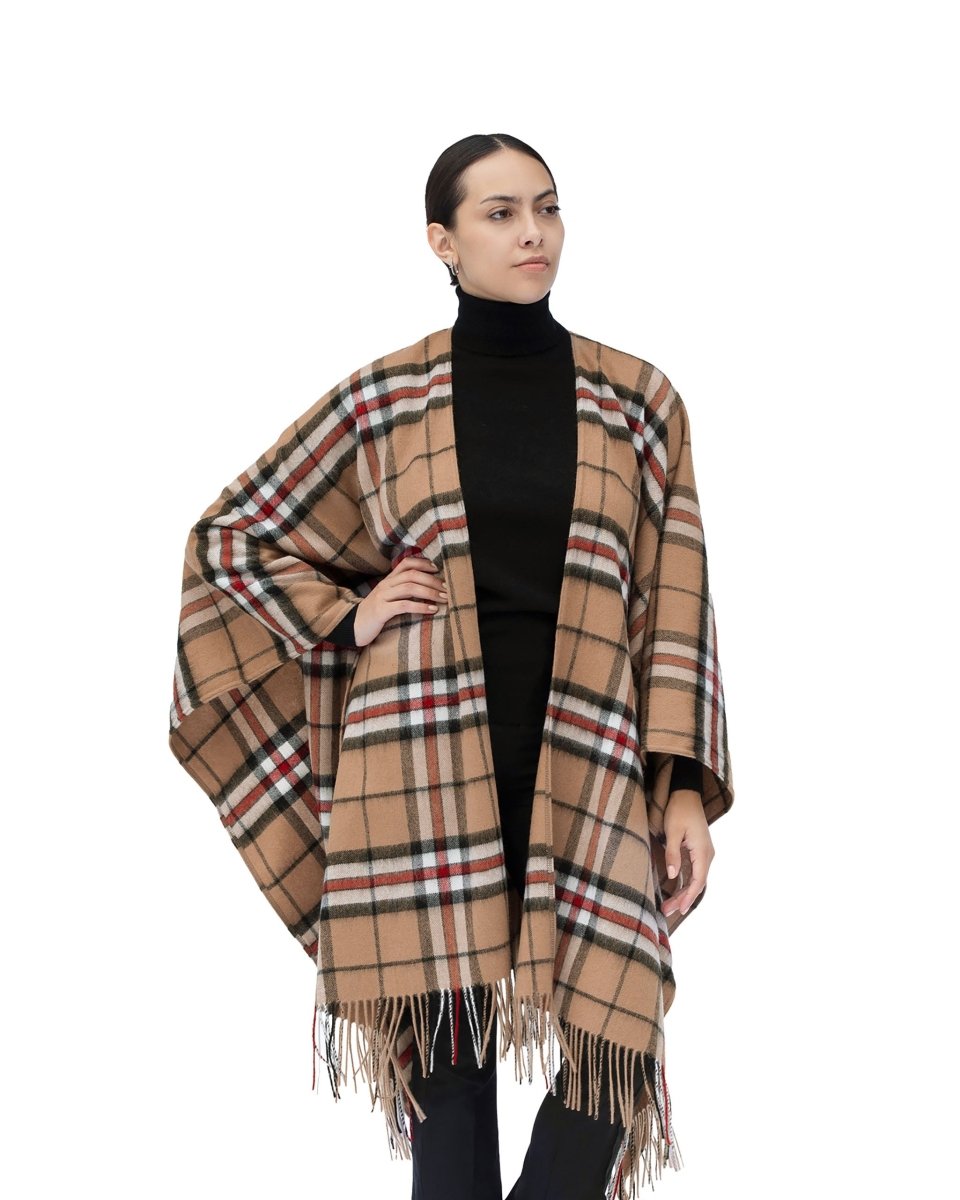 Lambswool Ruana - LonaScott