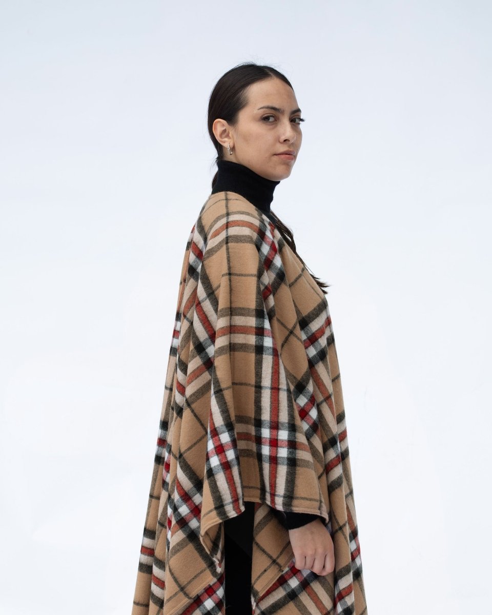 Lambswool Ruana - LonaScott